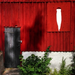 Photographs Danny Touw Red Wall Sweden