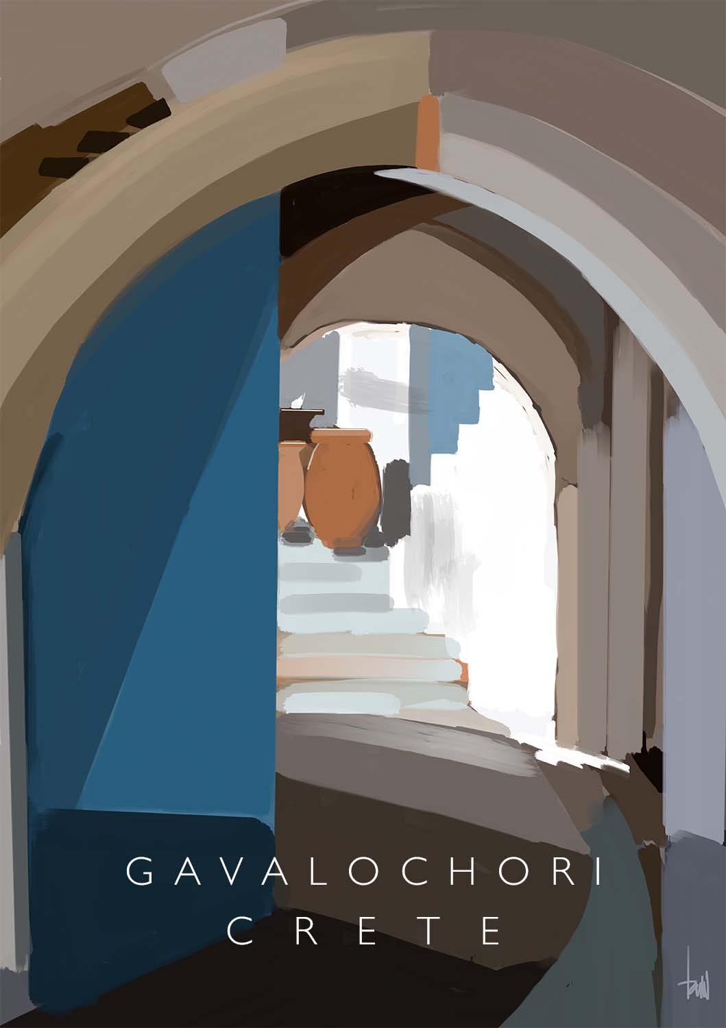 Travel Posters Crete Apokoronas Gavalochori