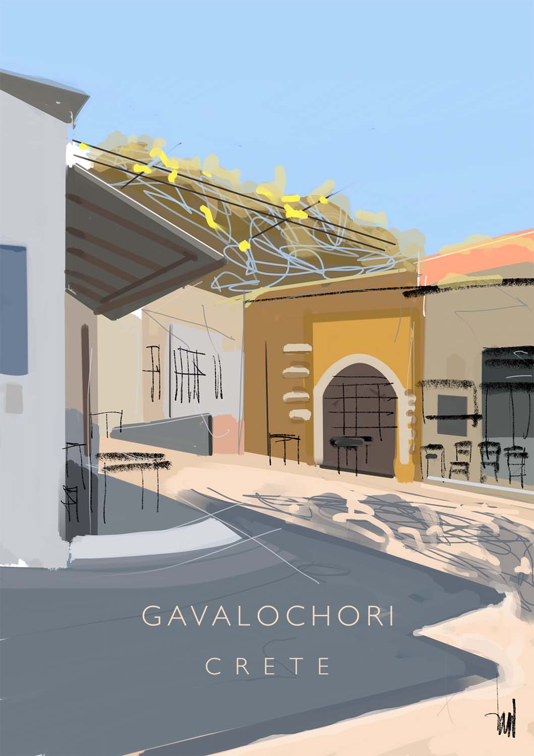 Travel Posters Crete Apokoronas Gavalochori