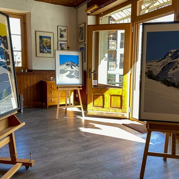 Artworks by Danny Touw Champéry Art Gallery Switzerland Swiss Alps