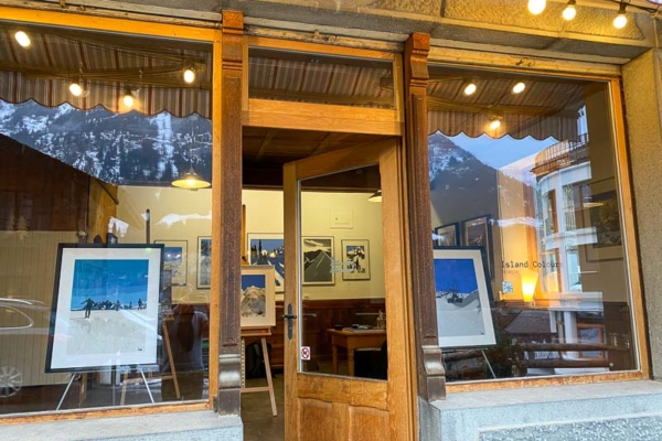 Artworks by Danny Touw Champéry Art Gallery Switzerland Swiss Alps