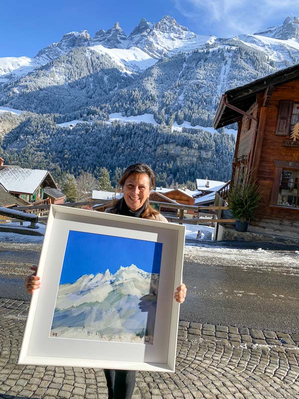 Artworks by Danny Touw Champéry Art Gallery Switzerland Swiss Alps