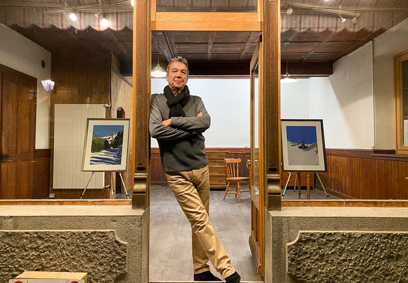 Artworks by Danny Touw Champéry Art Gallery Switzerland Swiss Alps