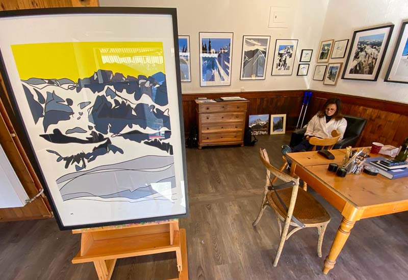 Artworks by Danny Touw Champéry Art Gallery Switzerland Swiss Alps