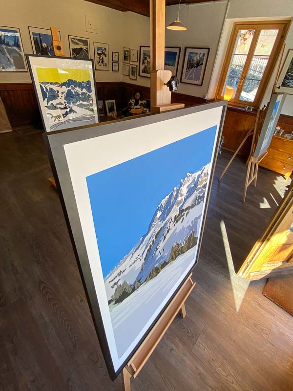 Artworks by Danny Touw Champéry Art Gallery Switzerland Swiss Alps