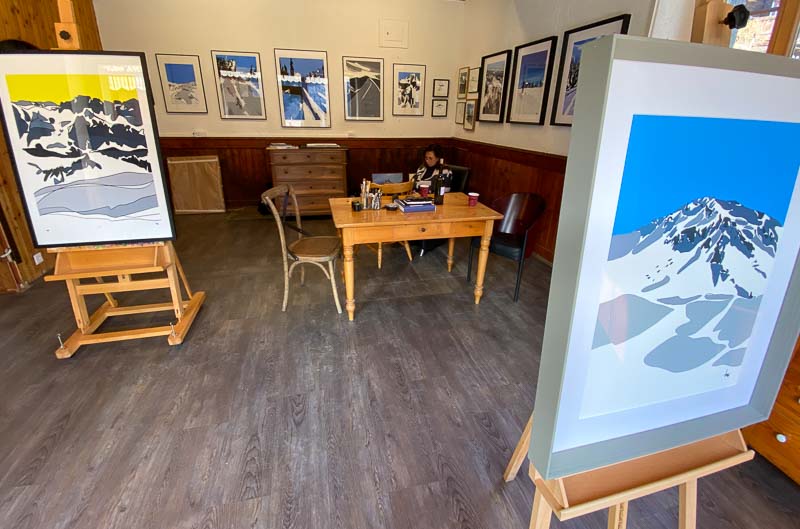 Artworks by Danny Touw Champéry Art Gallery Switzerland Swiss Alps