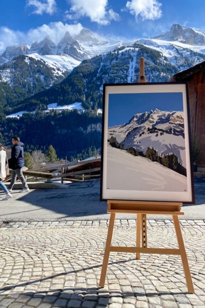 Artworks by Danny Touw Champéry Art Gallery Switzerland Swiss Alps