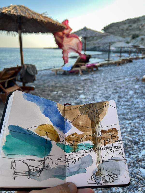Crete Painted Beach Impressions Danny Touw