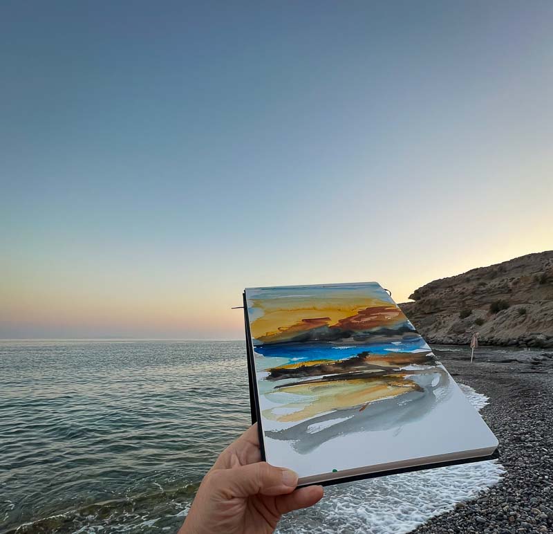 Crete Painted Beach Impressions Danny Touw