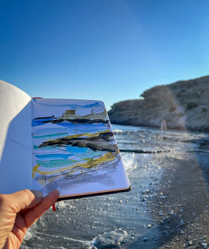 Crete Painted Beach Impressions Danny Touw