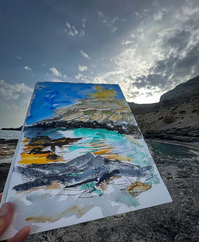 Crete Painted Beach Impressions Danny Touw