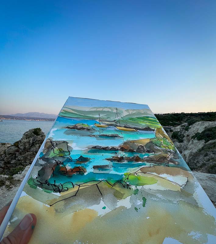 Crete Painted Beach Impressions Danny Touw