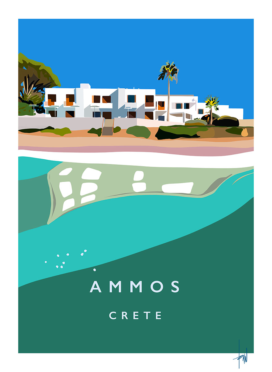 Poster Danny Touw Ammos Hotel Crete