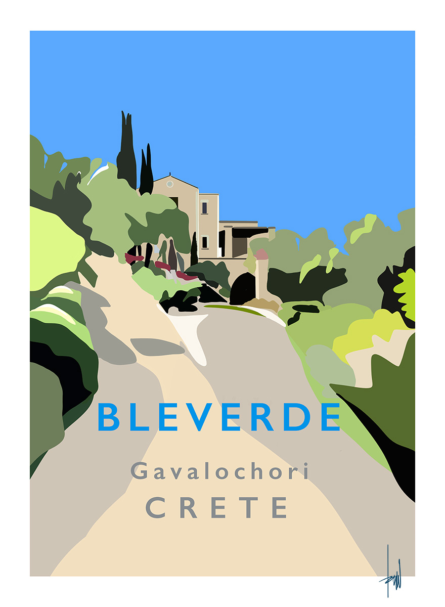 Poster Danny Touw Bleverde Crete Gavalochori