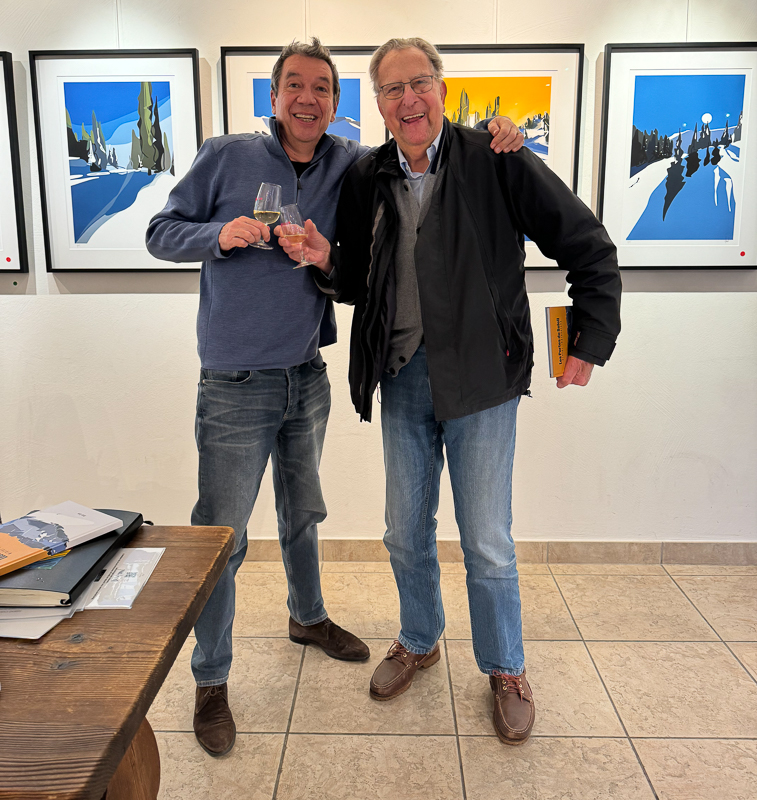 Paintings Danny Touw Exhibition Feb 2024 Champéry -1 paintings danny touw exhibition Art Gallery Champéry Switzerland Valais
