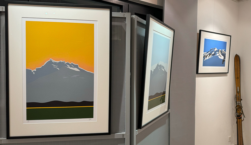 Paintings Danny Touw Exhibition Feb 2024 Champéry -10 paintings danny touw exhibition Art Gallery Champéry Switzerland Valais