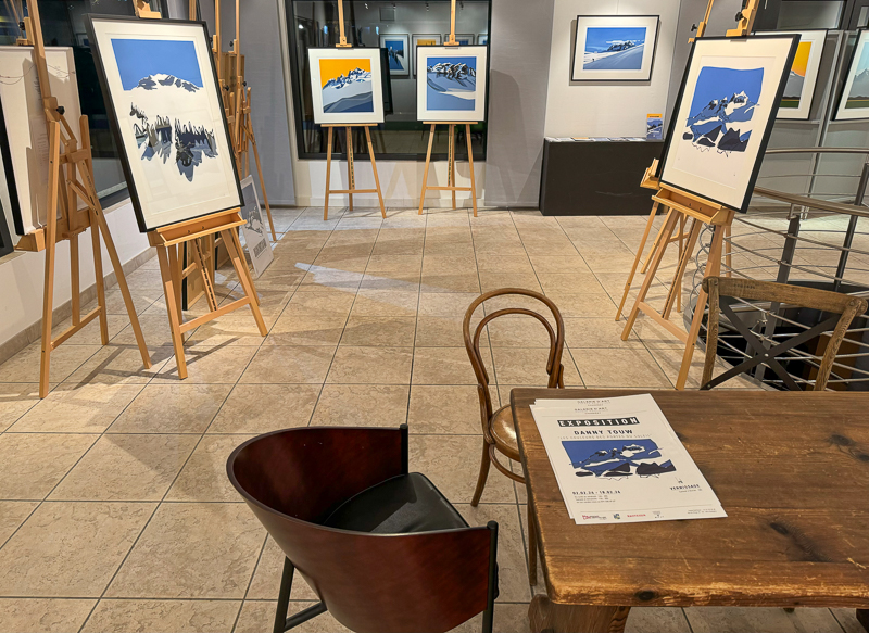 Paintings Danny Touw Exhibition Feb 2024 Champéry -14 paintings danny touw exhibition Art Gallery Champéry Switzerland Valais