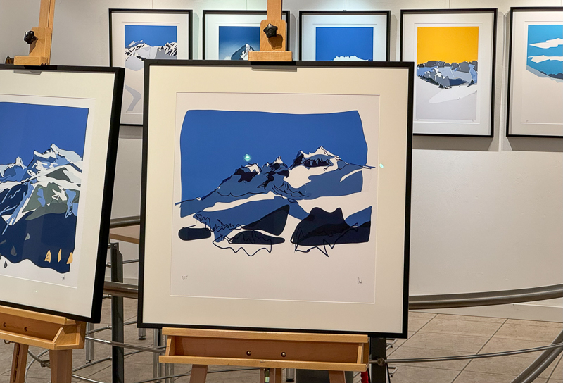 Paintings Danny Touw Exhibition Feb 2024 Champéry -16 paintings danny touw exhibition Art Gallery Champéry Switzerland Valais