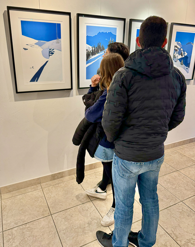 Paintings Danny Touw Exhibition Feb 2024 Champéry -27 paintings danny touw exhibition Art Gallery Champéry Switzerland Valais