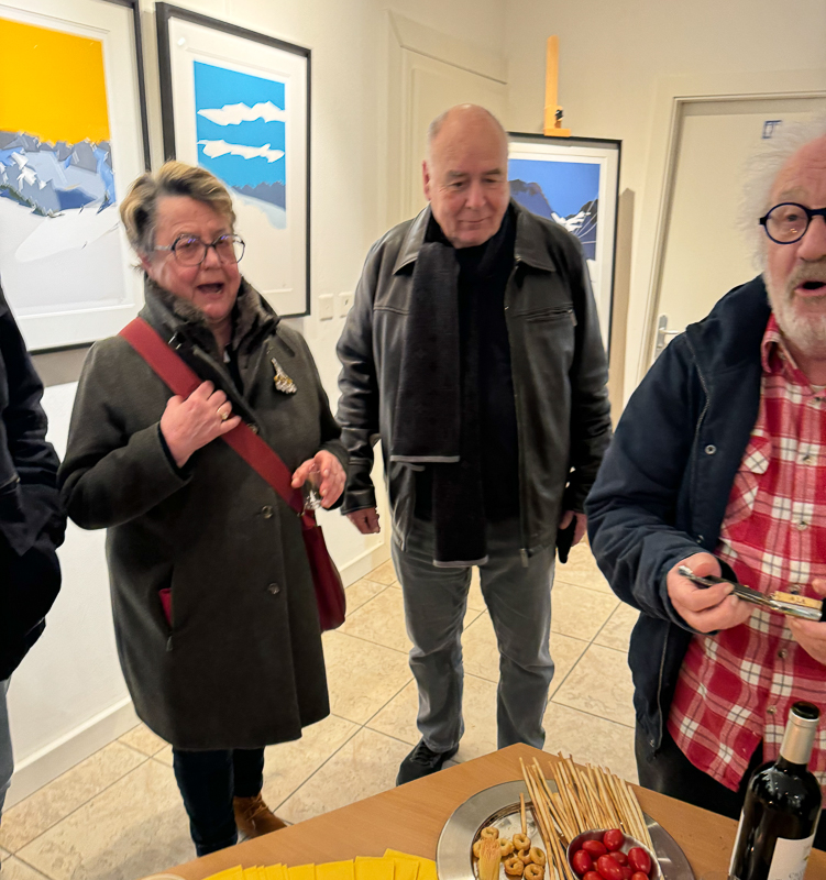 Paintings Danny Touw Exhibition Feb 2024 Champéry -37 paintings danny touw exhibition Art Gallery Champéry Switzerland Valais