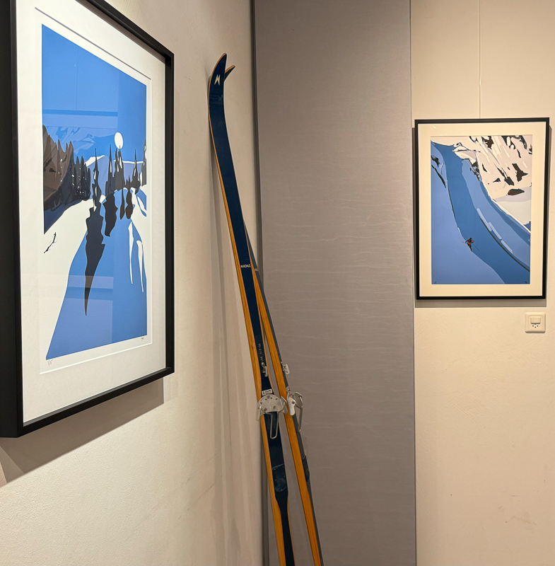 Paintings Danny Touw Exhibition Feb 2024 Champéry -4 paintings danny touw exhibition Art Gallery Champéry Switzerland Valais