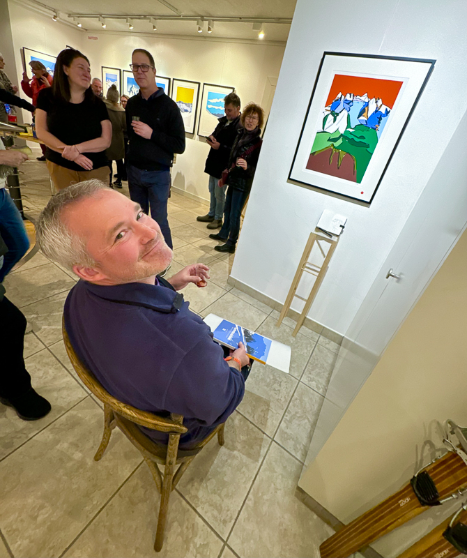 Paintings Danny Touw Exhibition Feb 2024 Champéry -46 paintings danny touw exhibition Art Gallery Champéry Switzerland Valais