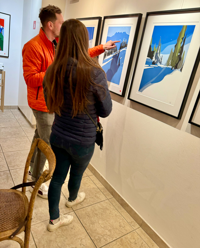 Paintings Danny Touw Exhibition Feb 2024 Champéry -49 paintings danny touw exhibition Art Gallery Champéry Switzerland Valais