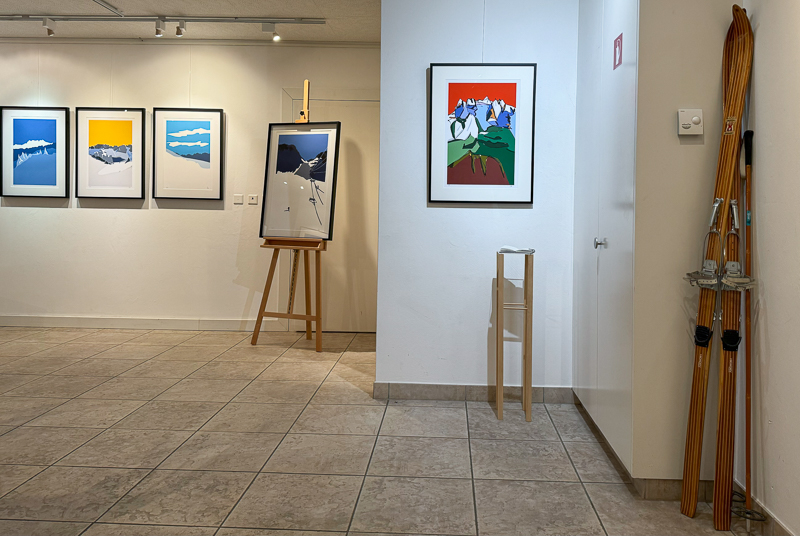 Paintings Danny Touw Exhibition Feb 2024 Champéry -5 paintings danny touw exhibition Art Gallery Champéry Switzerland Valais