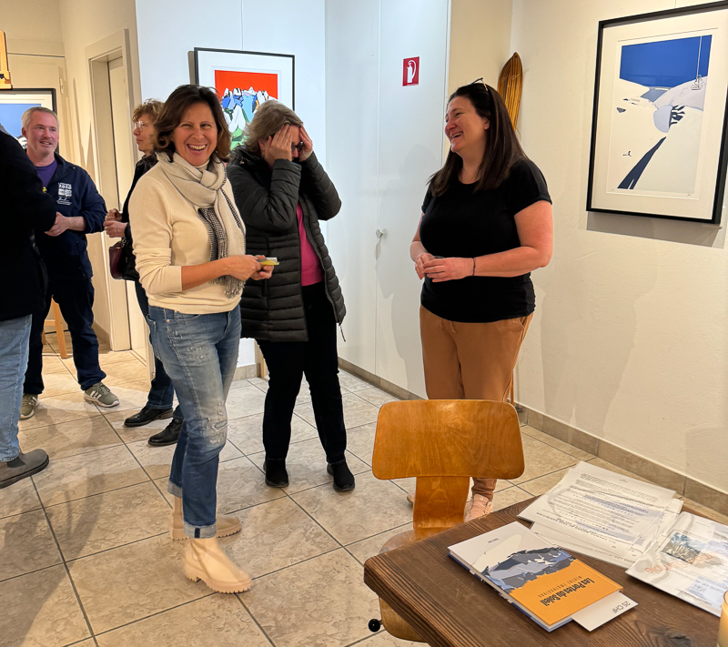 Paintings Danny Touw Exhibition Feb 2024 Champéry -50 paintings danny touw exhibition Art Gallery Champéry Switzerland Valais