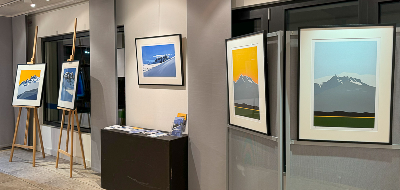 Paintings Danny Touw Exhibition Feb 2024 Champéry -9 paintings danny touw exhibition Art Gallery Champéry Switzerland Valais