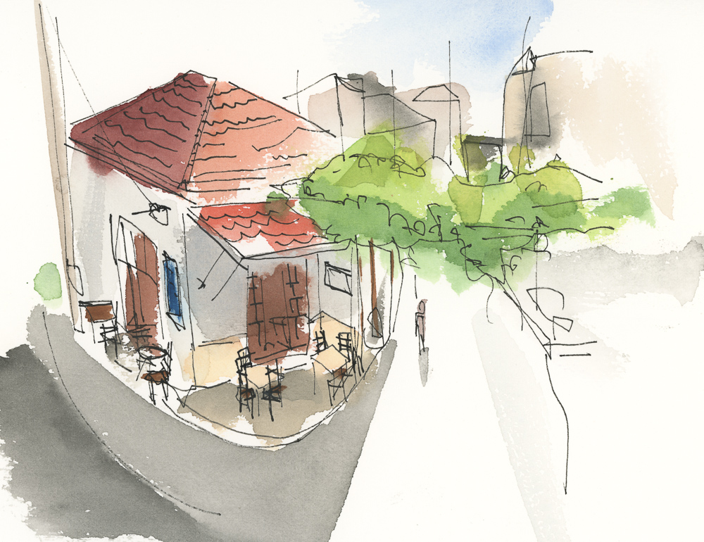 Urban Sketches Danny Touw Gavalochori Crete