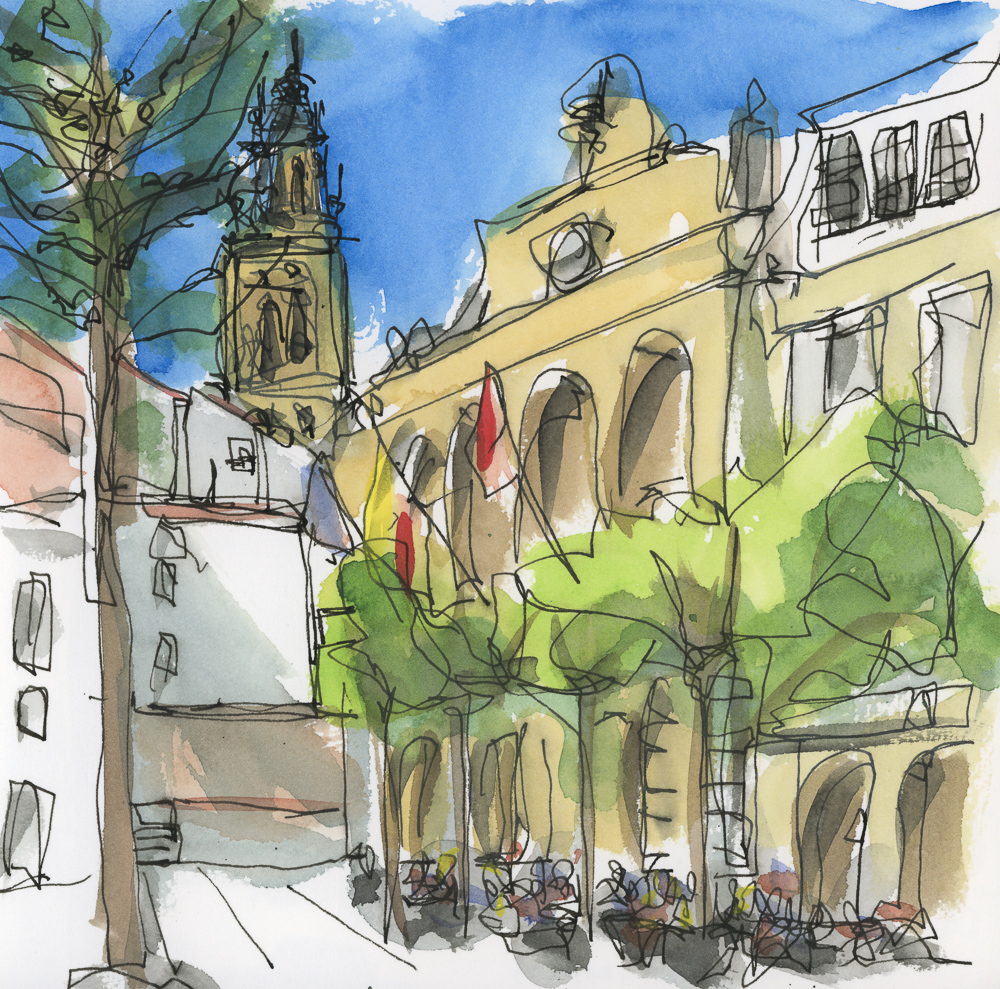 Urban Sketches Danny Touw Basque Country Haro