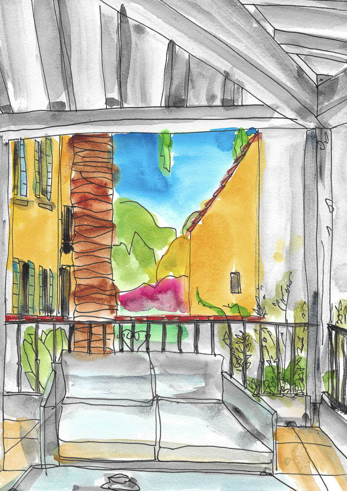 Urban Sketches Danny Touw St Tropez