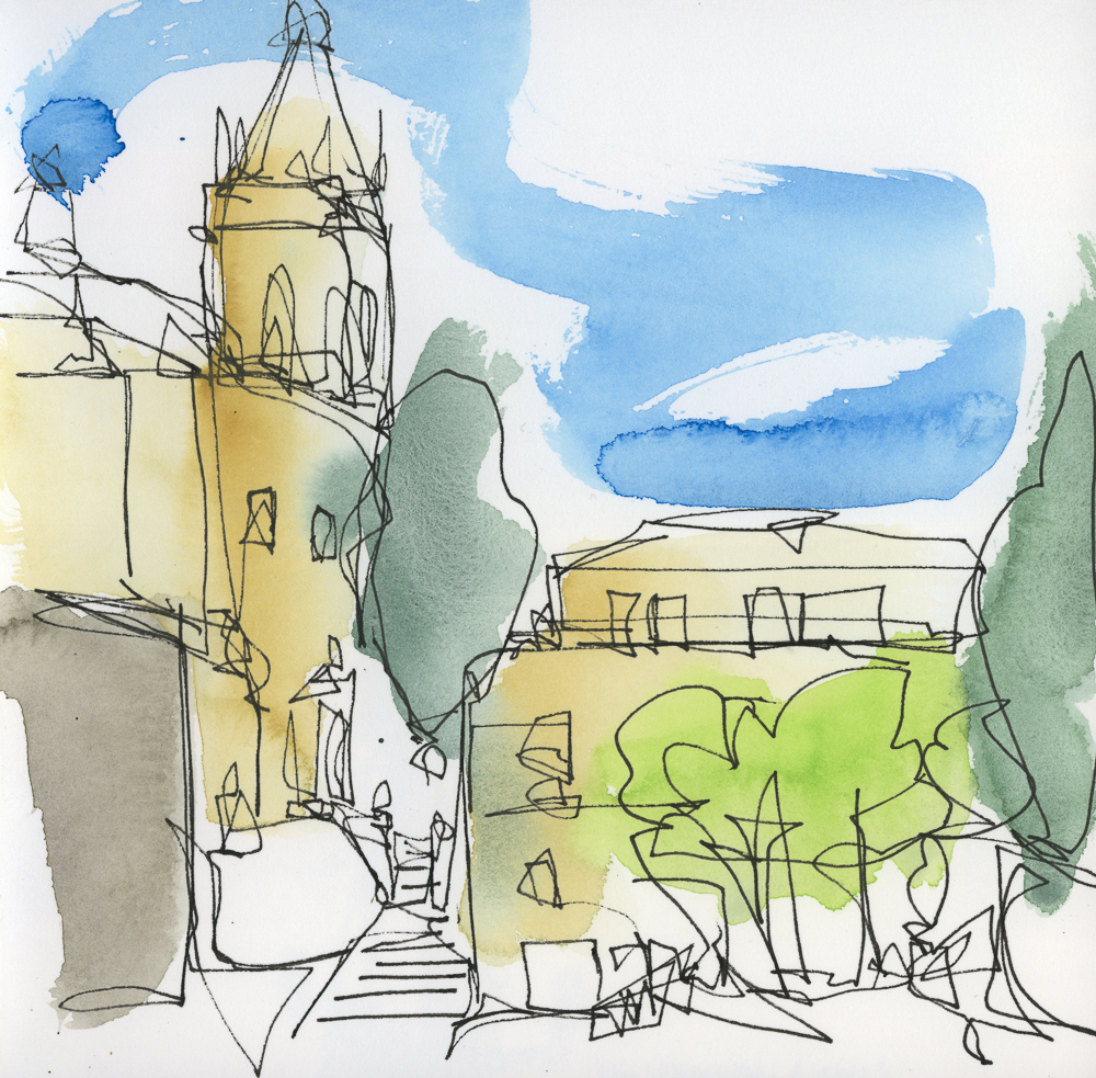 Urban Sketches Danny Touw Basque Country Brinas