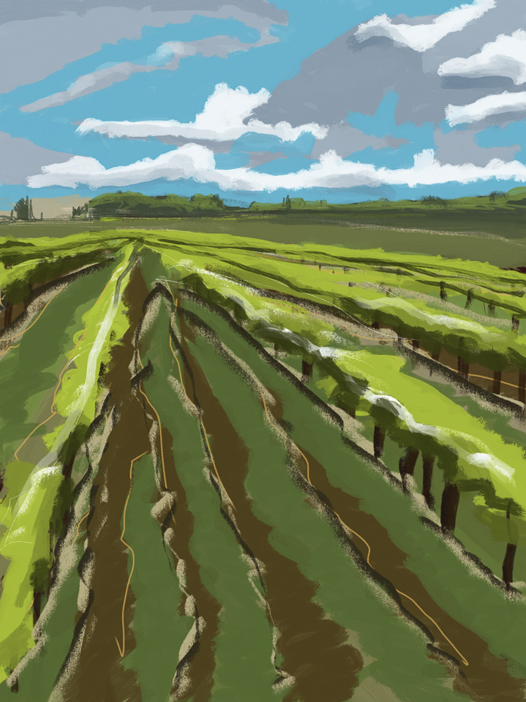 Paintings Danny Touw Procreate Bordeaux