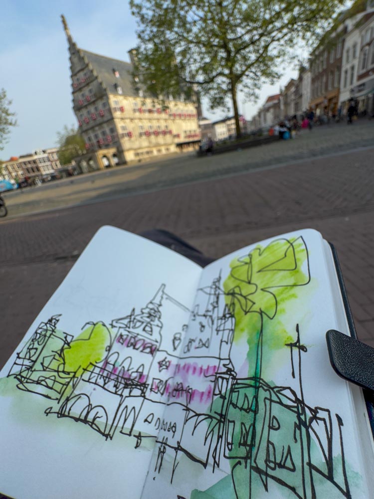 Paintings Drawings by Danny Touw in the Netherlands