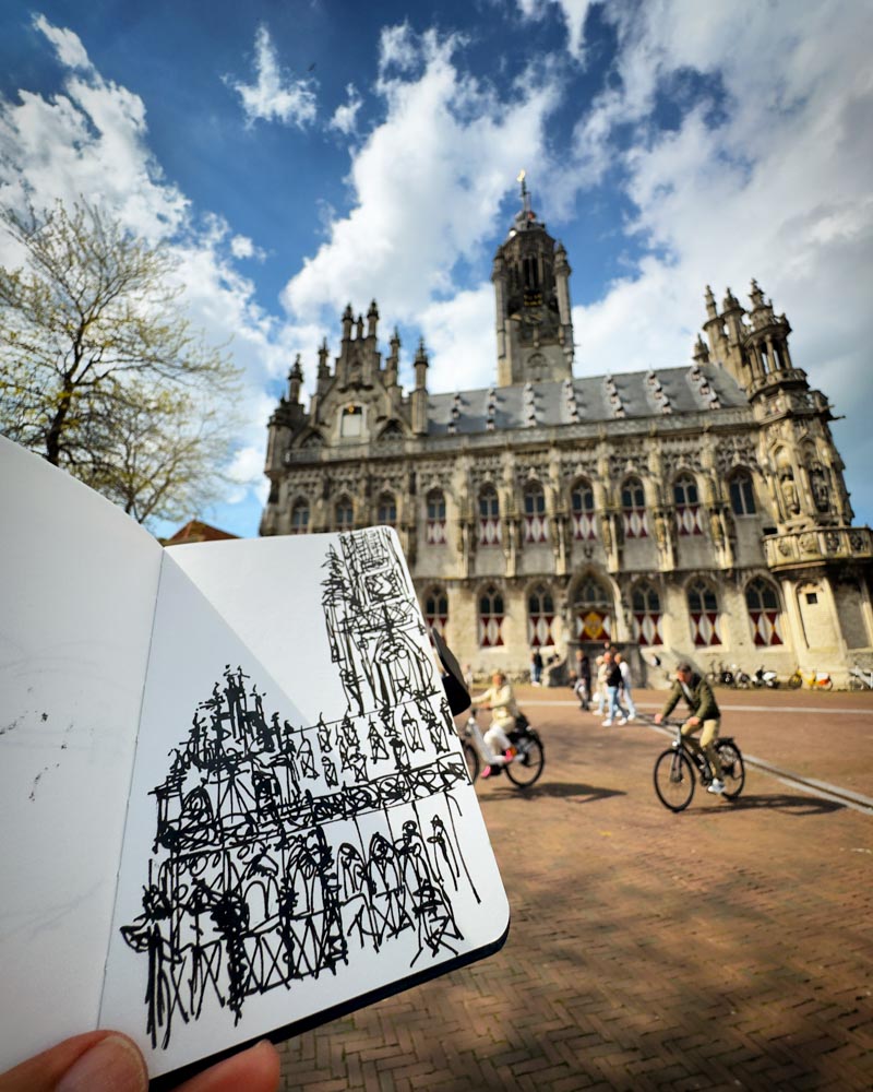 Paintings Drawings by Danny Touw in the Netherlands