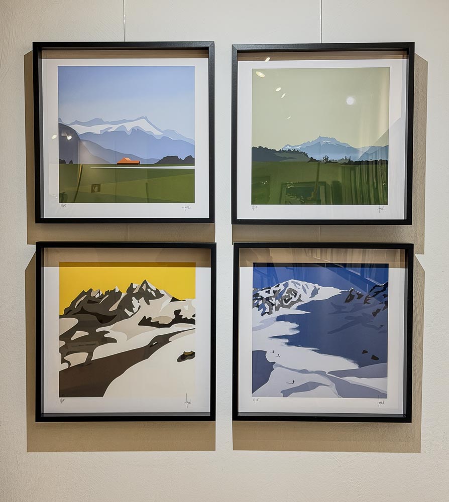 paintings by danny touw art exhibition champery region dents du midi portes du midi