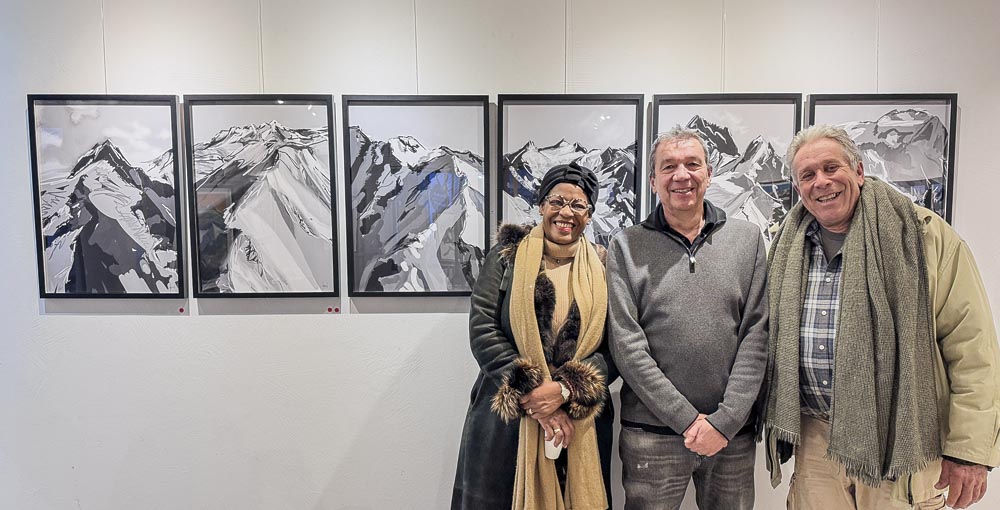 paintings by danny touw art exhibition champery region dents du midi portes du midi