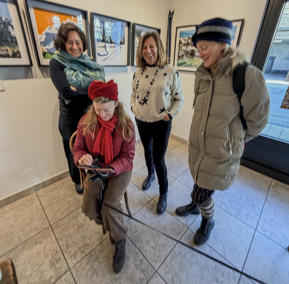 paintings by danny touw art exhibition champery region dents du midi portes du midi