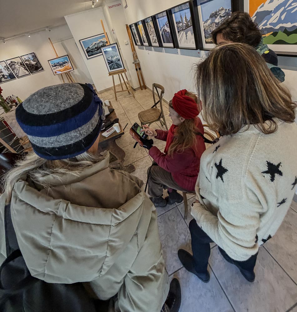 paintings by danny touw art exhibition champery region dents du midi portes du midi