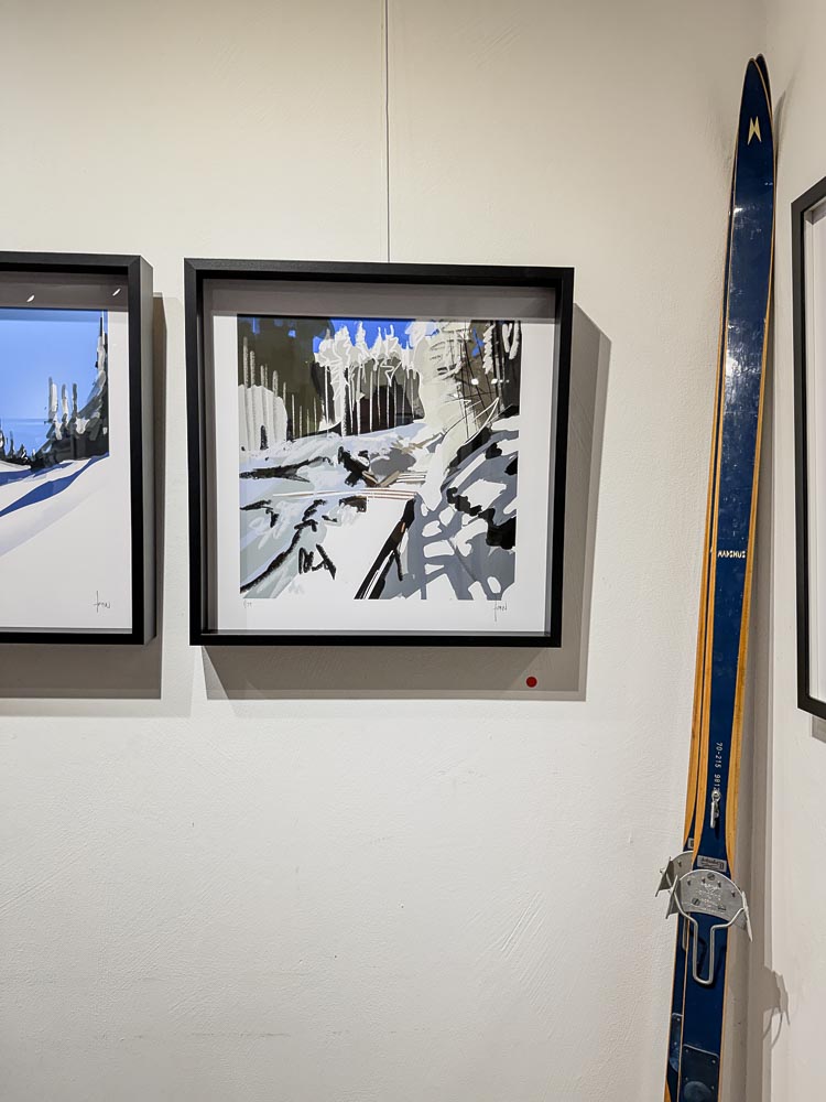 paintings by danny touw art exhibition champery region dents du midi portes du midi