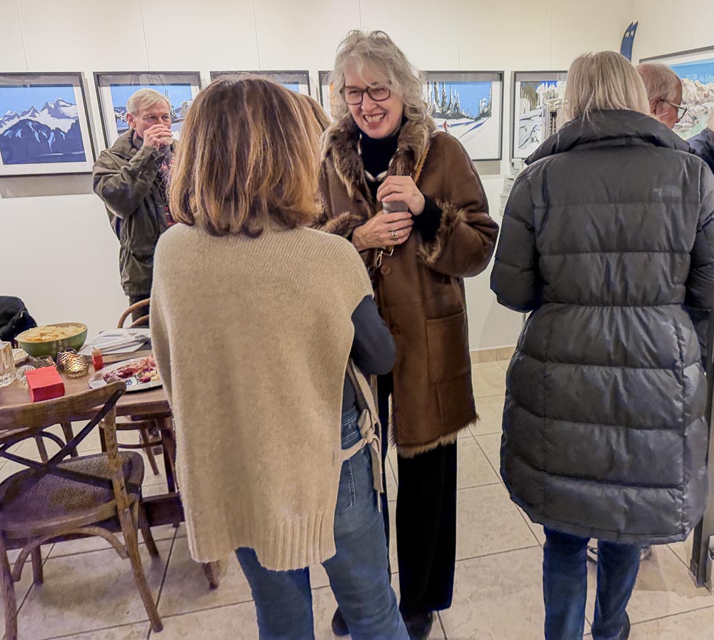 paintings by danny touw art exhibition champery region dents du midi portes du midi