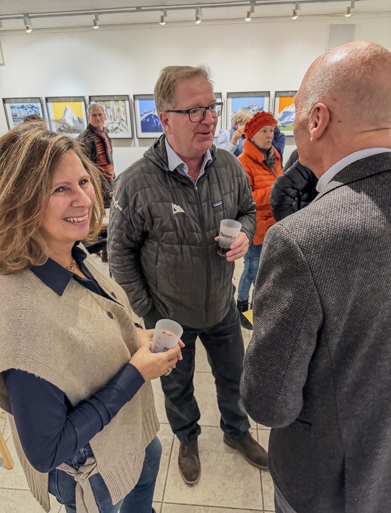 paintings by danny touw art exhibition champery region dents du midi portes du midi