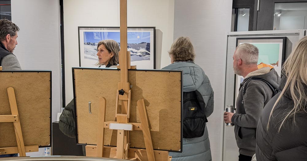 paintings by danny touw art exhibition champery region dents du midi portes du midi