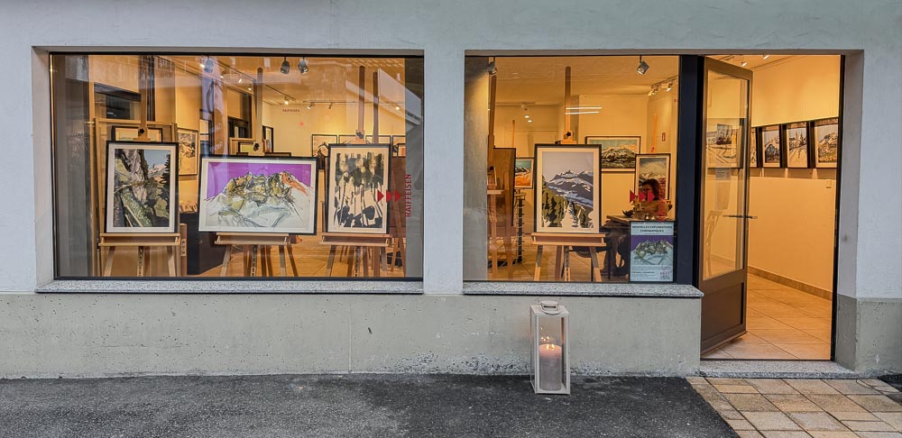 paintings by danny touw art exhibition champery region dents du midi portes du midi