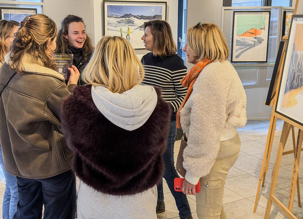 paintings by danny touw art exhibition champery region dents du midi portes du midi