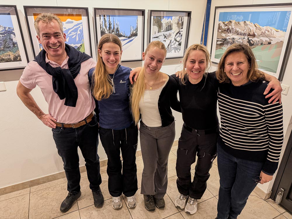 paintings by danny touw art exhibition champery region dents du midi portes du midi