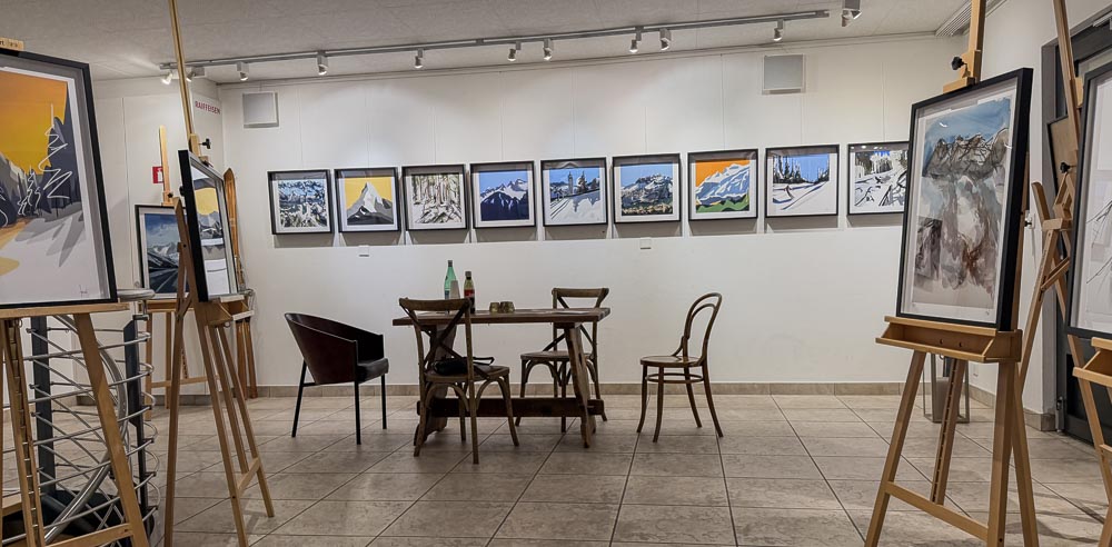 paintings by danny touw art exhibition champery region dents du midi portes du midi