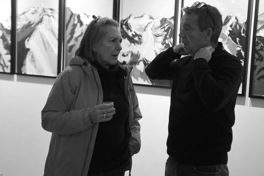 paintings by danny touw art exhibition champery region dents du midi portes du midi